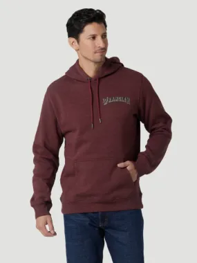 112319257 - Wrangler Men’s Authentic Western Buffalo Pullover Hoodie - Burgundy Heather