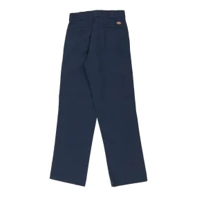 874 Dickies Trousers - 30W 32L Navy Cotton Blend