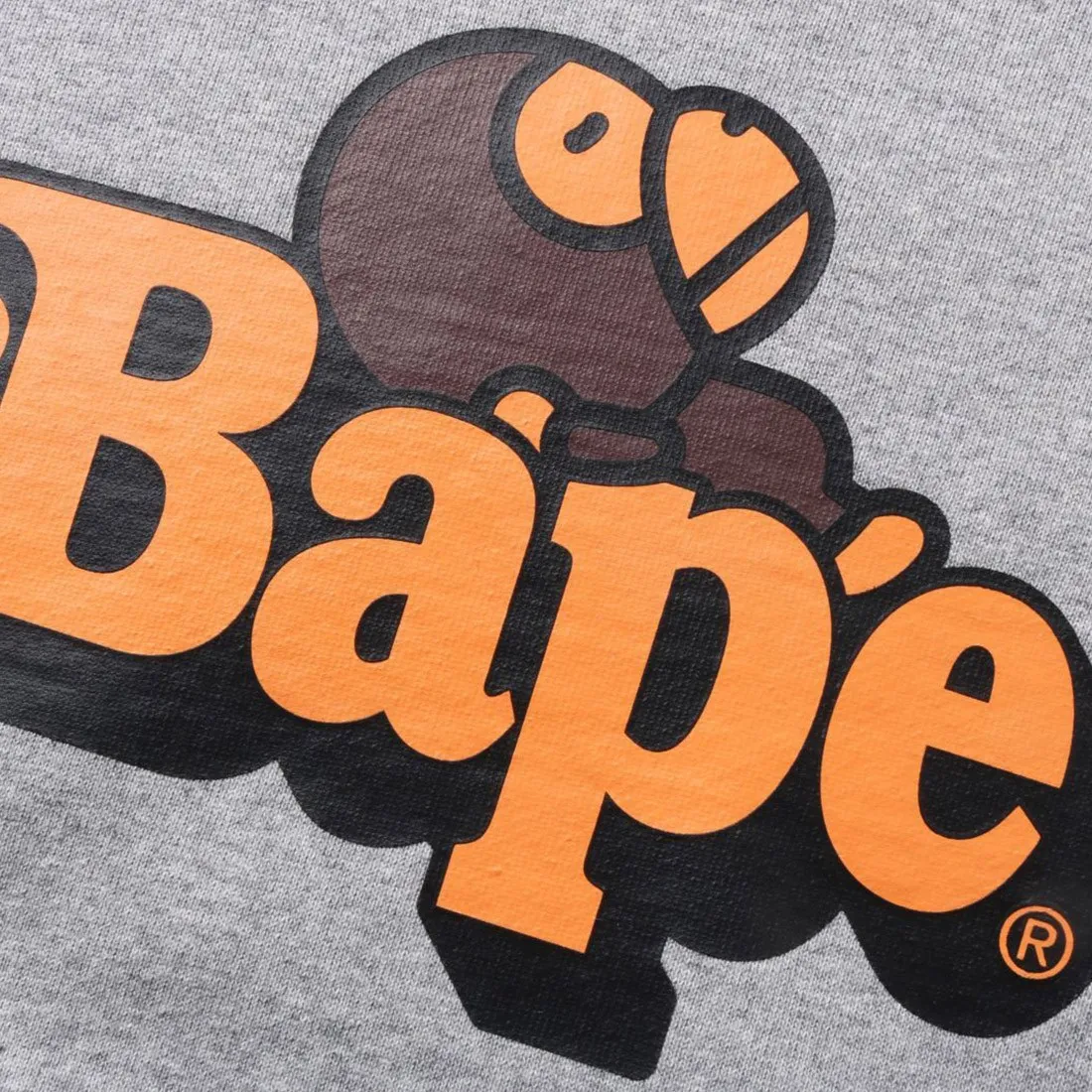 A Bathing Ape Men Milo On Bape Relaxed Fit Pullover Hoodie (gray)