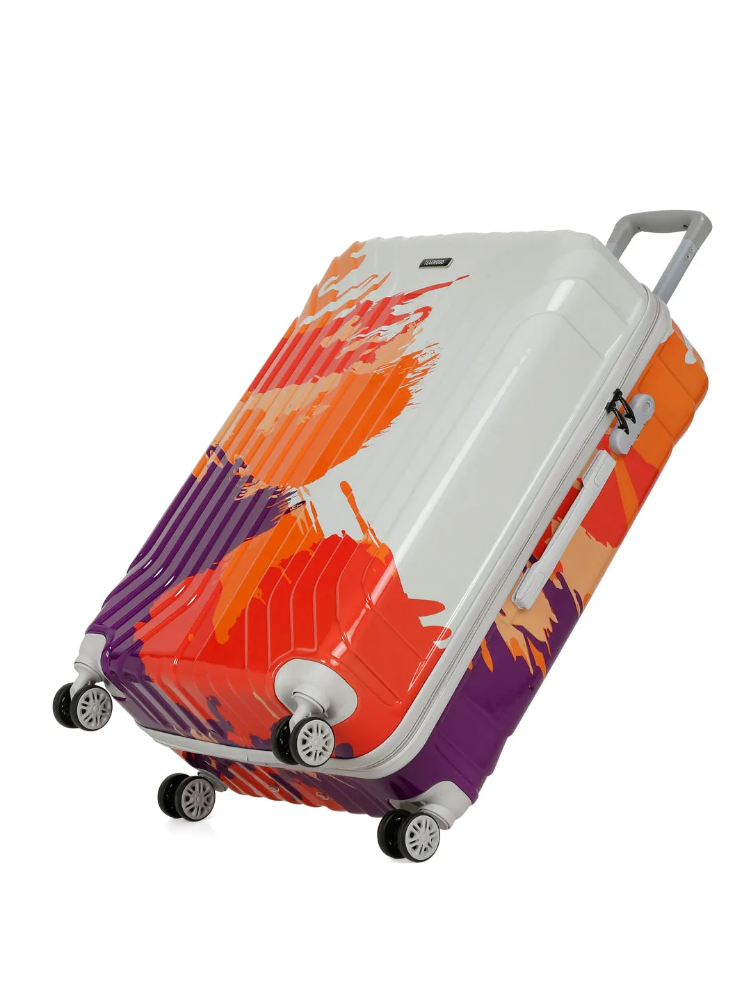 Abstract Printed Hard Trolley Bag