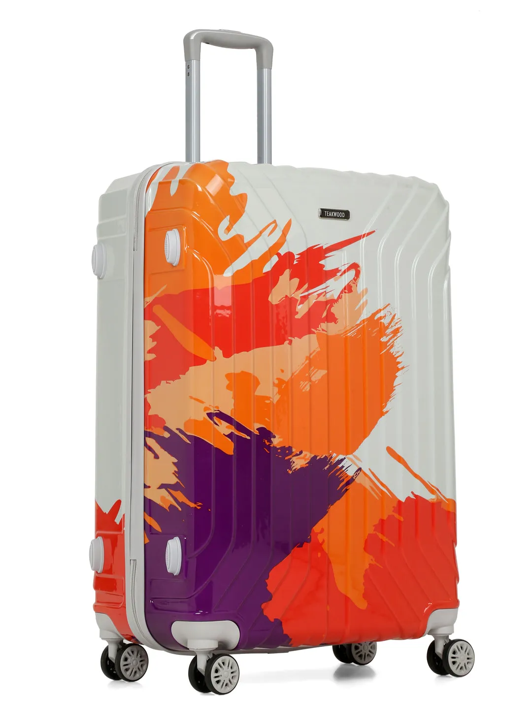 Abstract Printed Hard Trolley Bag