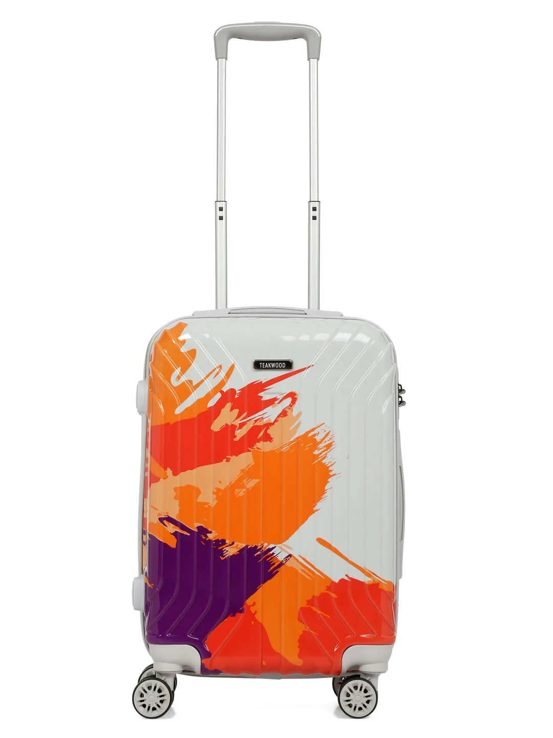 Abstract Printed Hard Trolley Bag