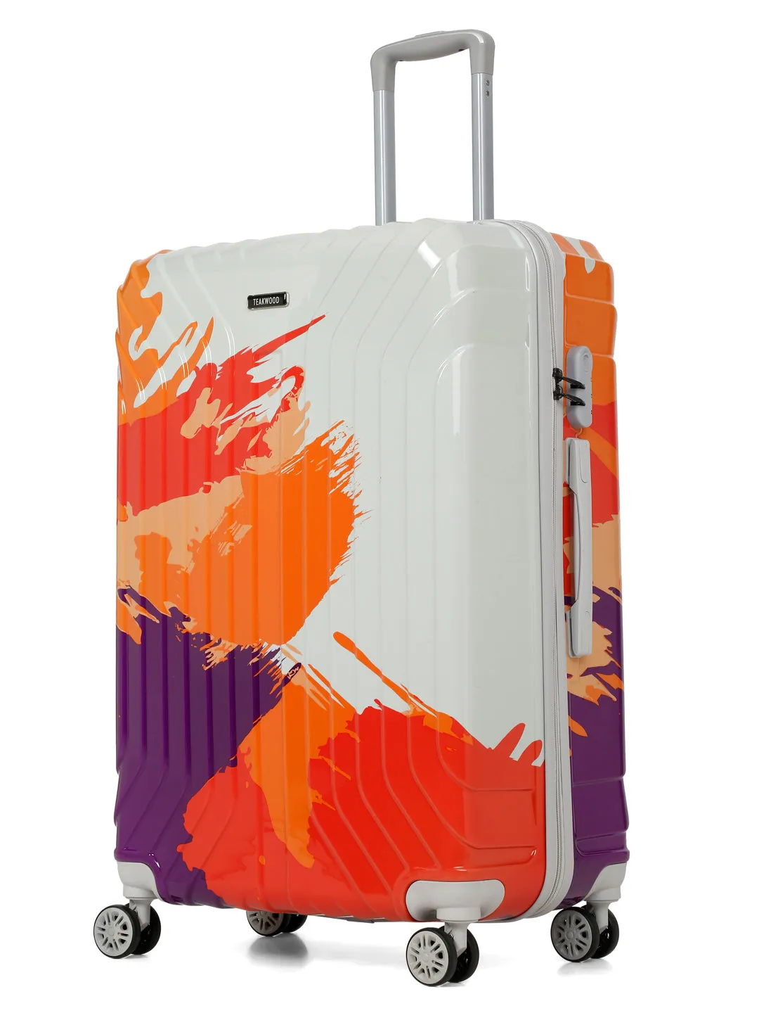 Abstract Printed Hard Trolley Bag