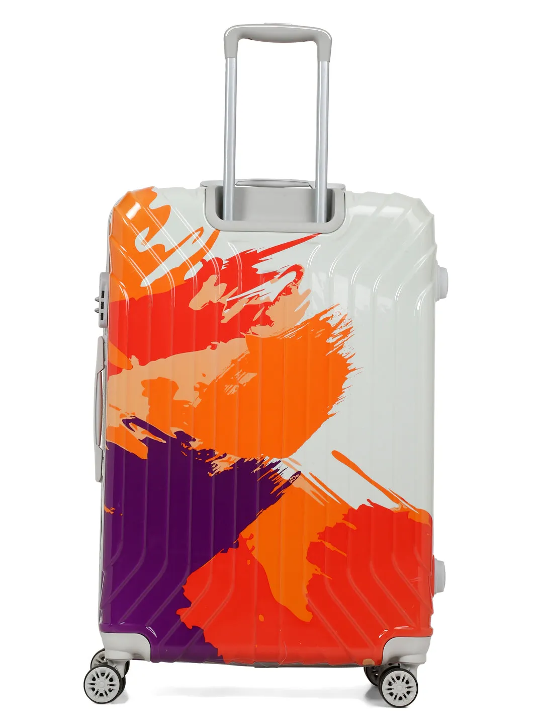 Abstract Printed Hard Trolley Bag