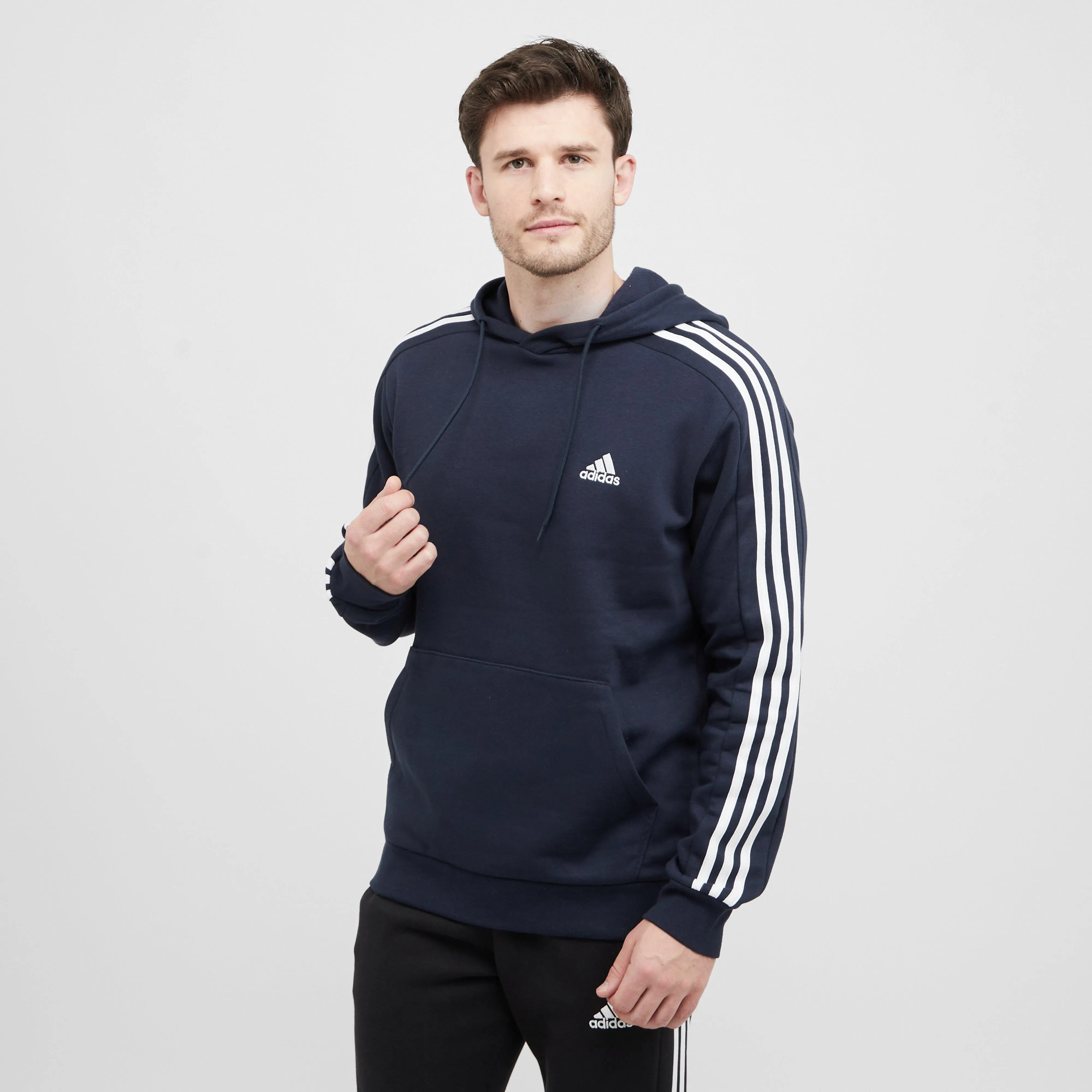 adidas Men's Essentials Fleece 3-Stripes Hoodie | Ultimate Outdoors