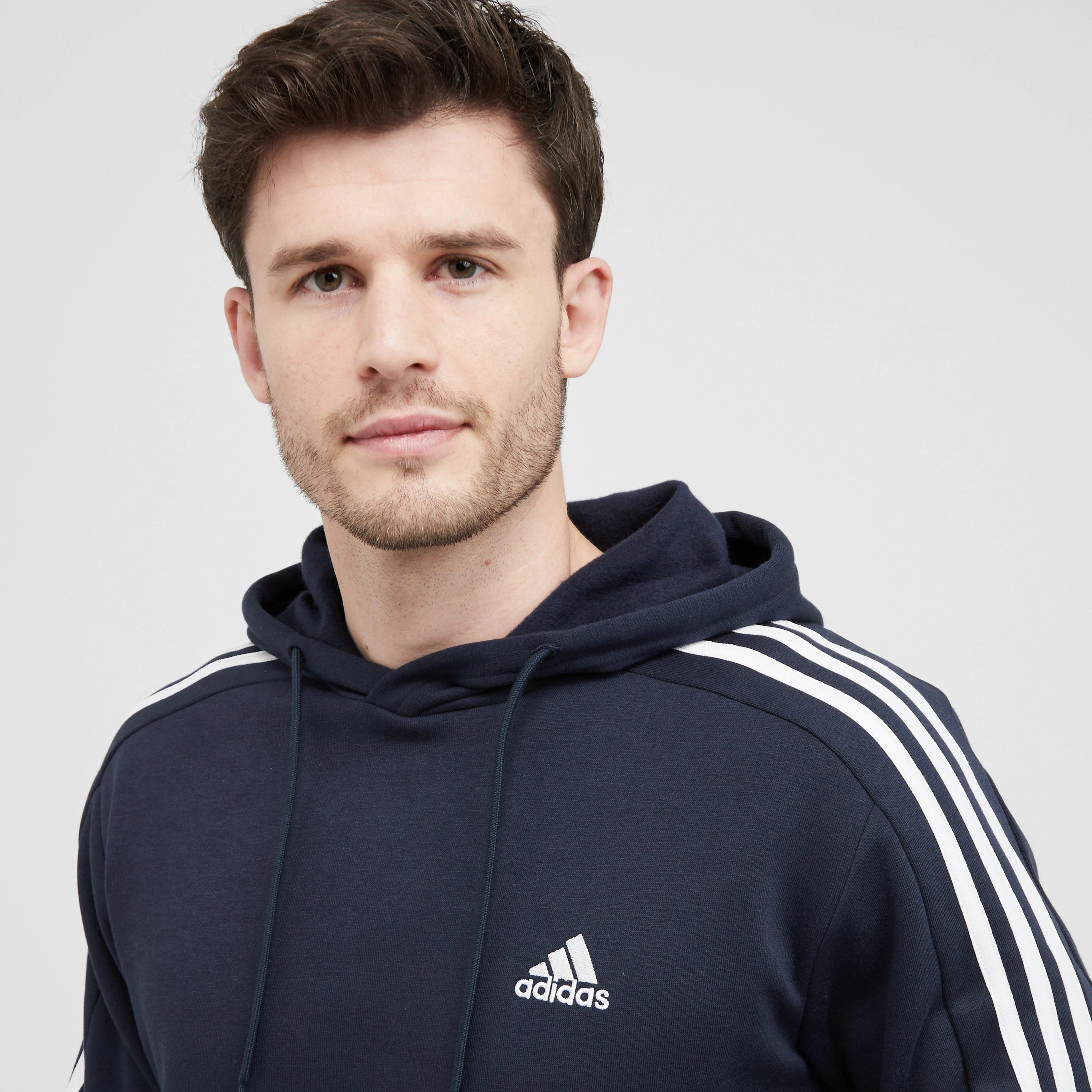 adidas Men's Essentials Fleece 3-Stripes Hoodie | Ultimate Outdoors