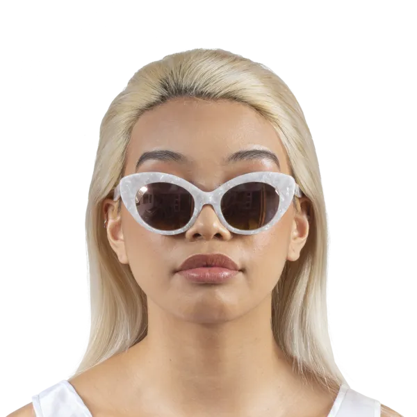 Agnes Sunglasses - White