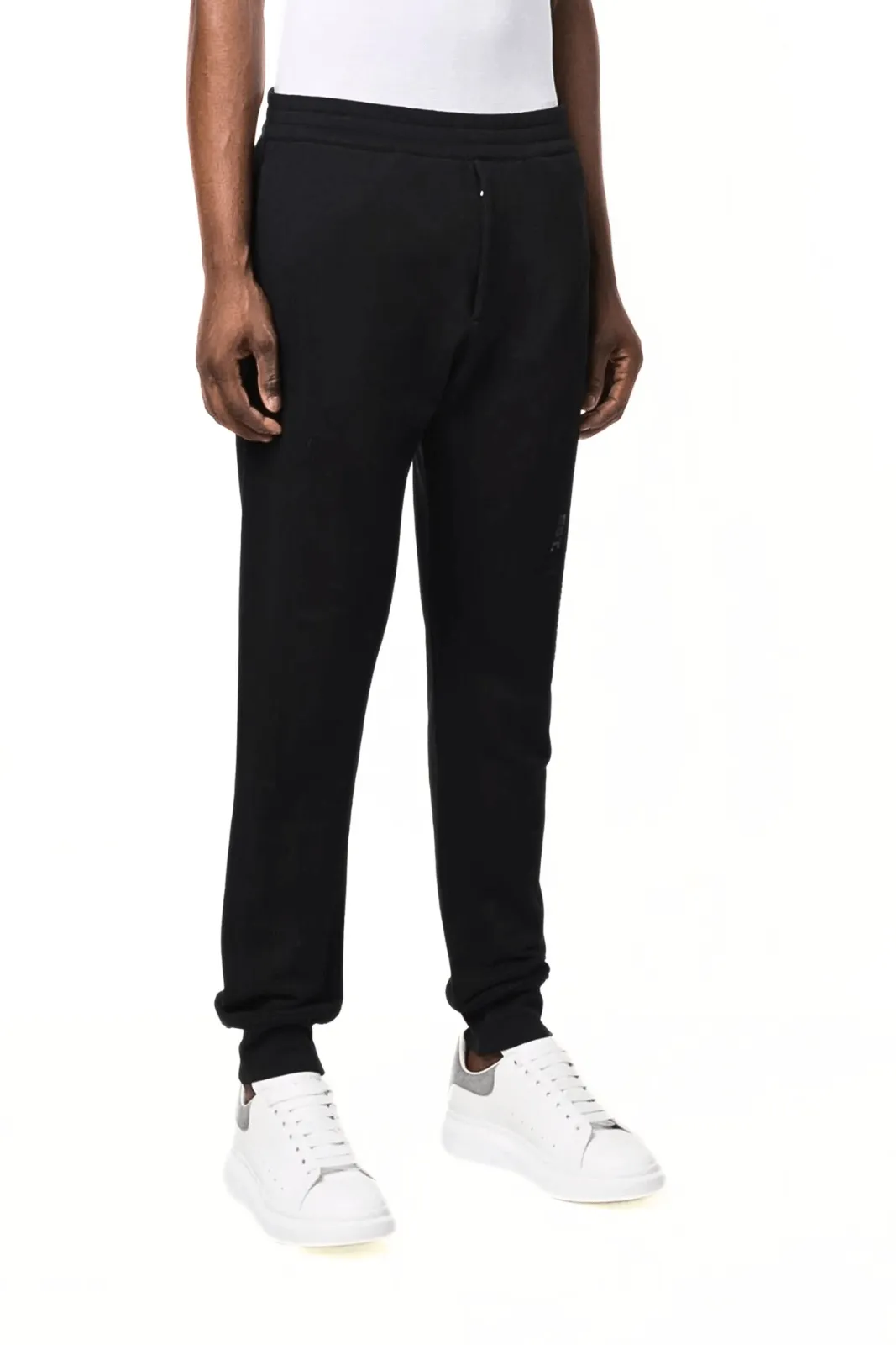 Alexander McQueen logo-print cotton track trousers