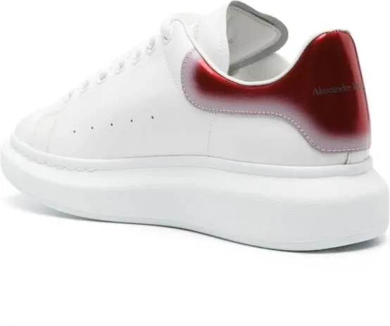 Alexander McQueen Oversized leather sneakers White