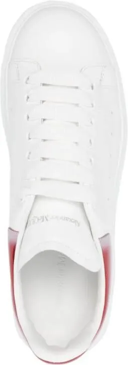 Alexander McQueen Oversized leather sneakers White