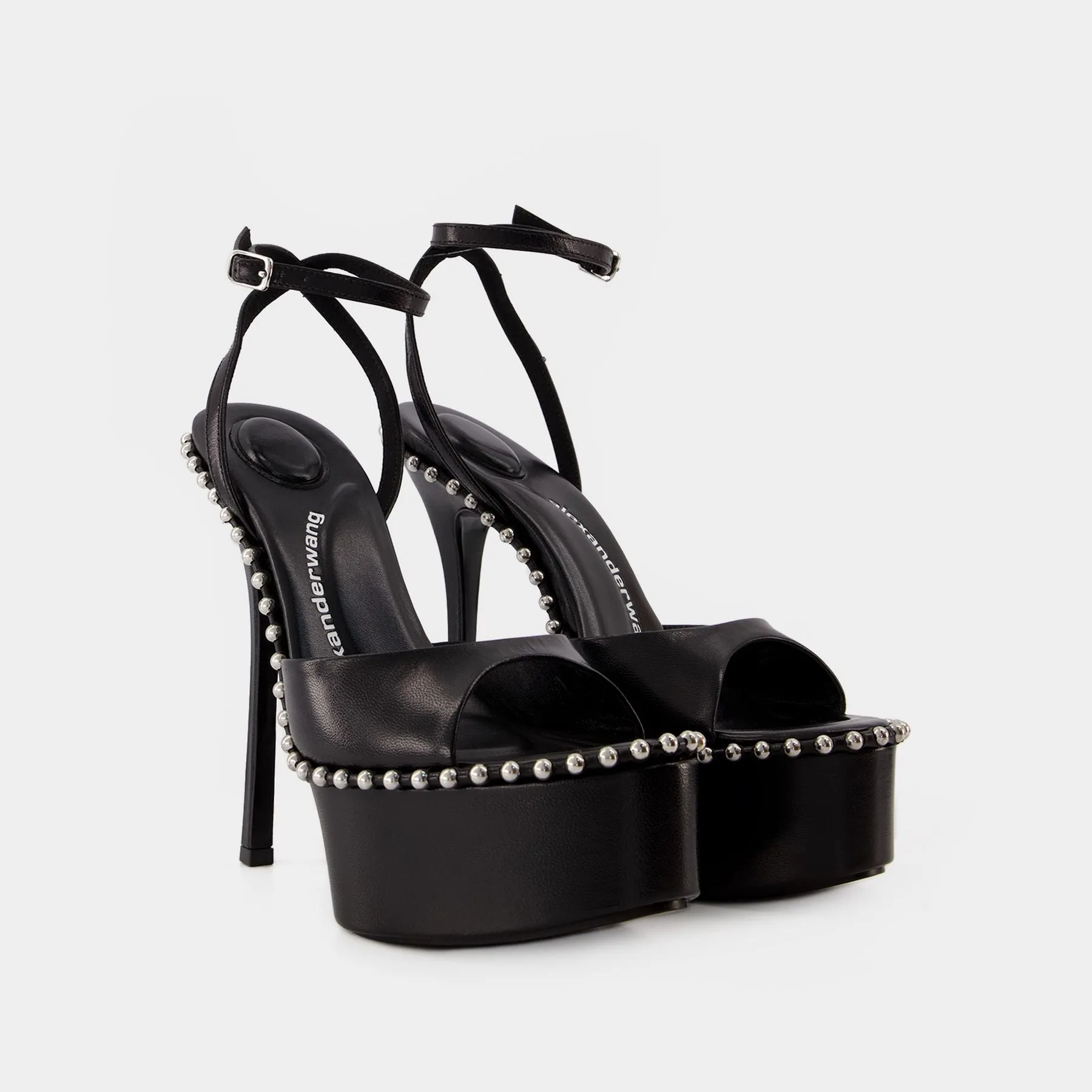 Alexander Wang  Nova 145 Sandals - Alexander Wang - Leather - Black