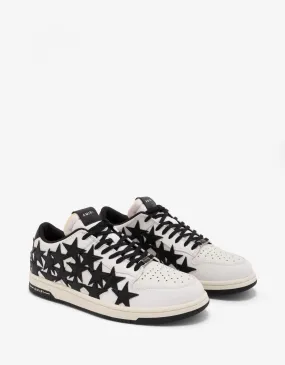 Amiri Stars Low White & Black Trainers