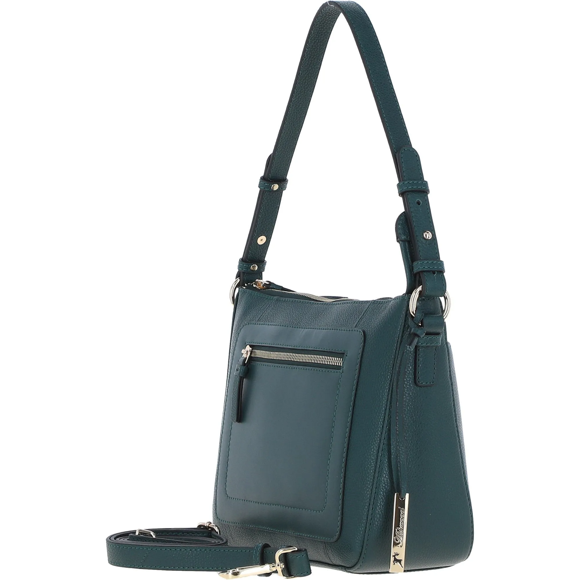 Ashwood Leather Shoulder Bag Green: Z-72