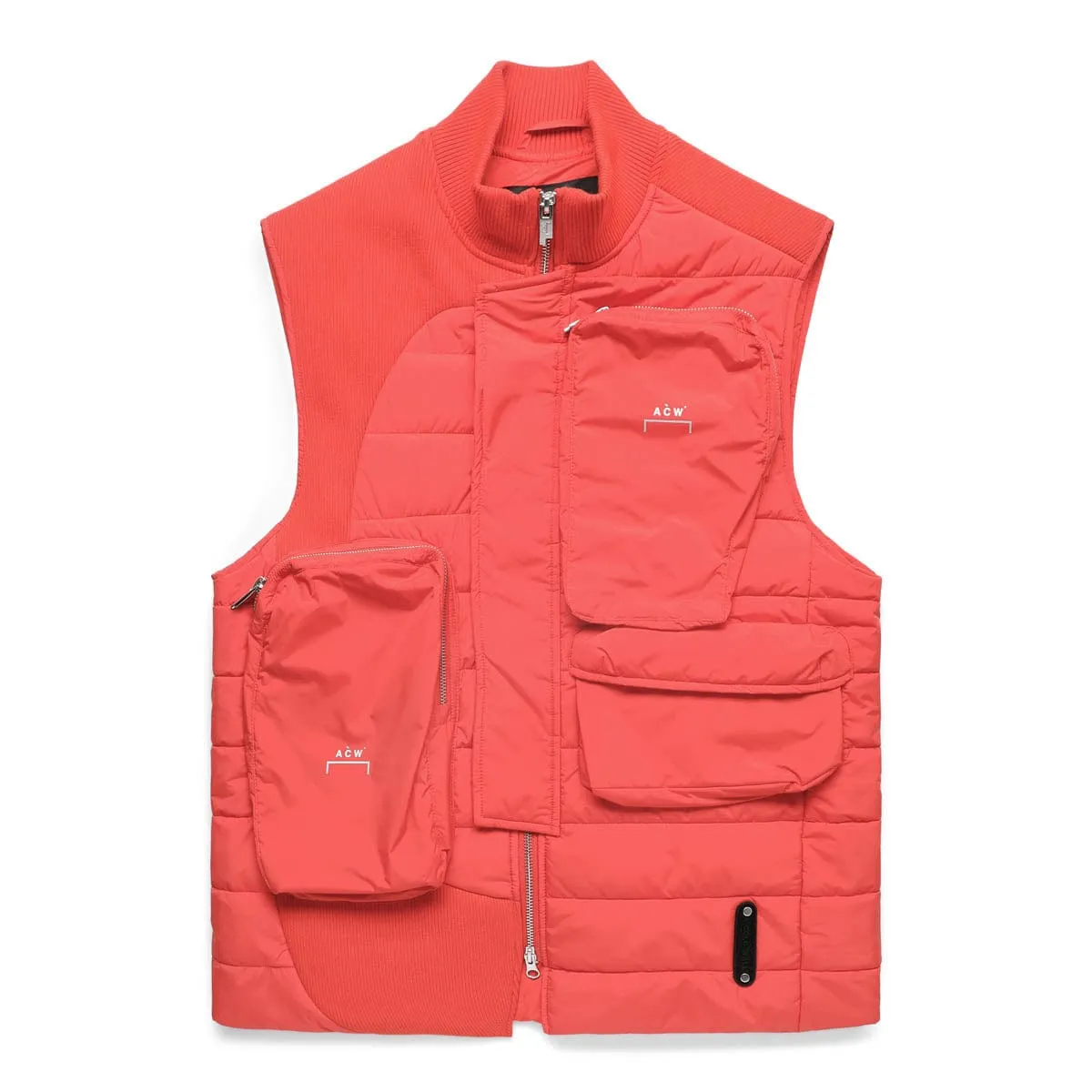 ASYMMETRIC PADDED VEST VOLT RED | Bodega