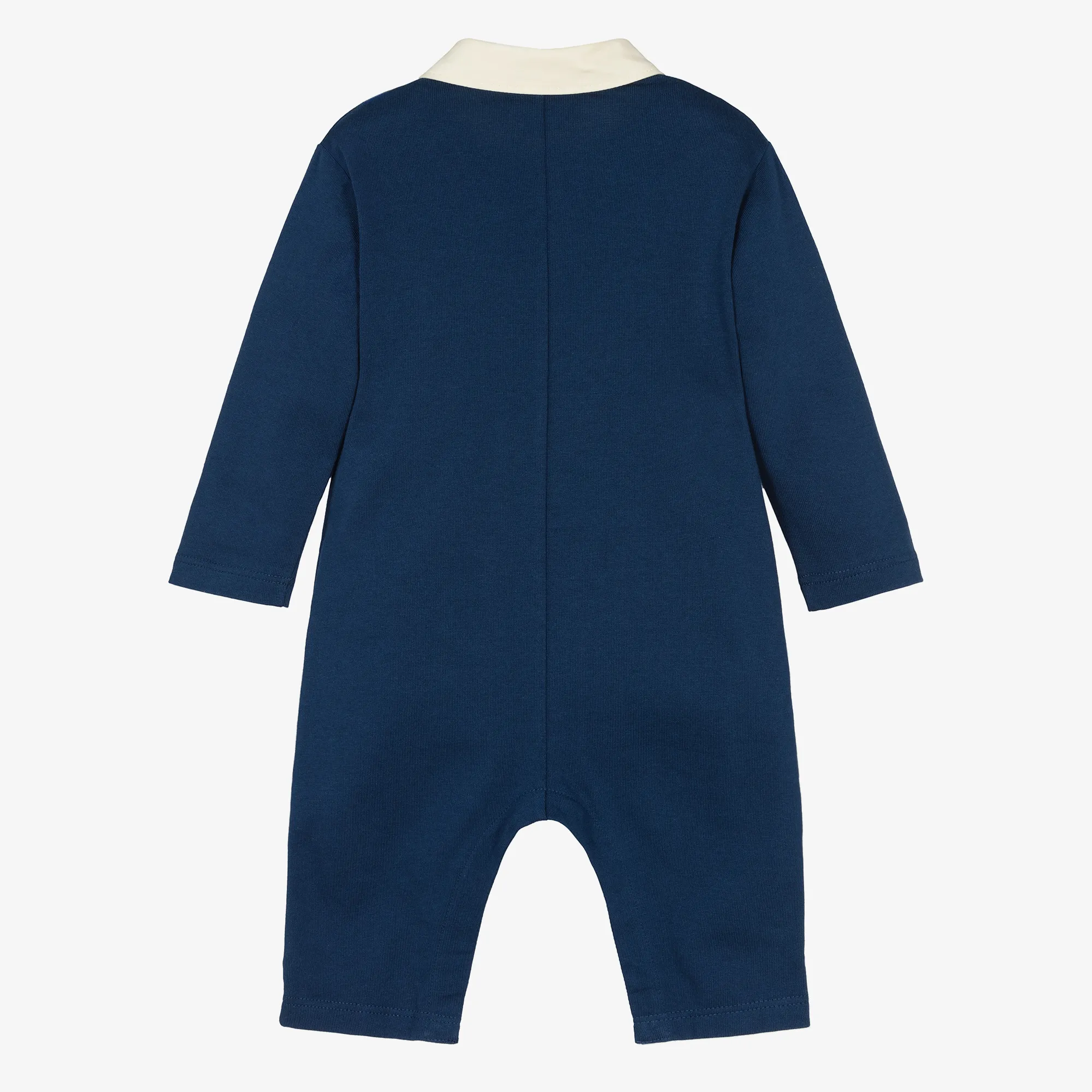 Baby Boys Blue Interlocking G Romper