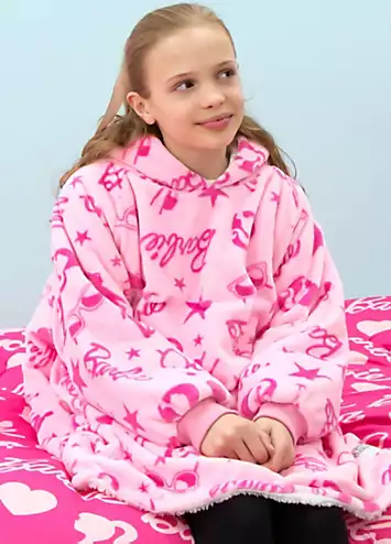 Barbie Boxfresh Hugzee - Wearable Hooded Fleece Blanket | Kaleidoscope