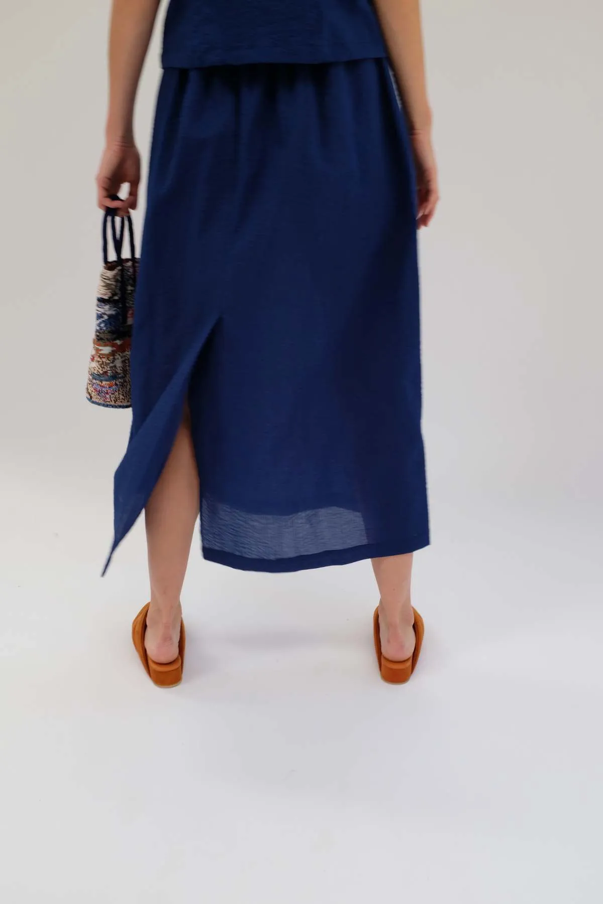 Basic Skirt - Cobalt