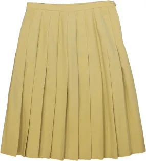 Beige Pleated Skirt | ThriftTale