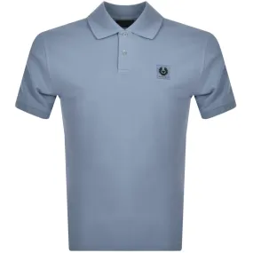 Belstaff Logo Polo T Shirt Blue