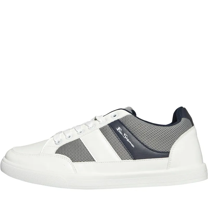 Ben Sherman Mens Cooper Trainers White/Navy