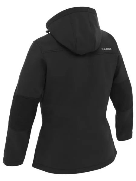 Bisley Women's Flx & Move Hooded Soft Shell Jacket (BJL6570)-