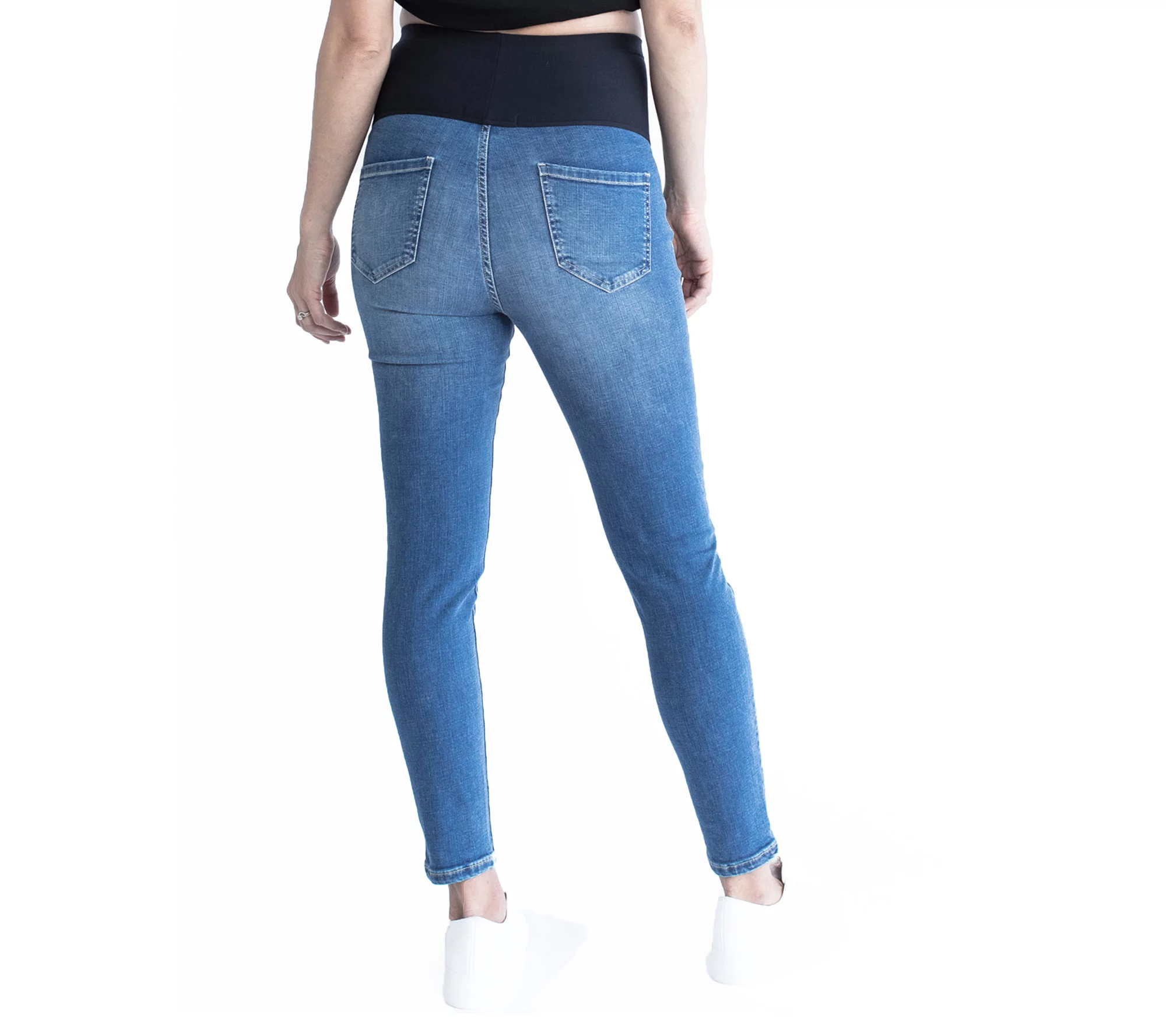 Blooming Women Over the Bump Maternity Slim Jeans