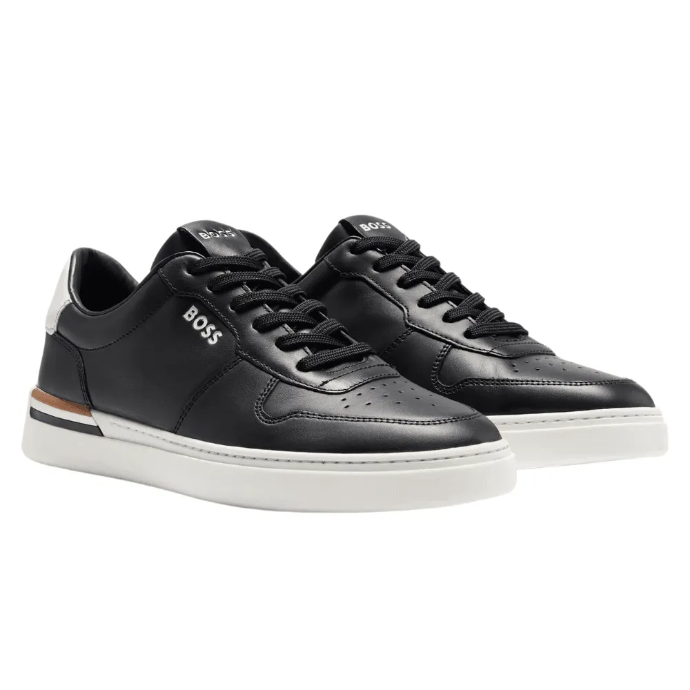 BOSS Clint Tenn Black Trainers | Menswear Online