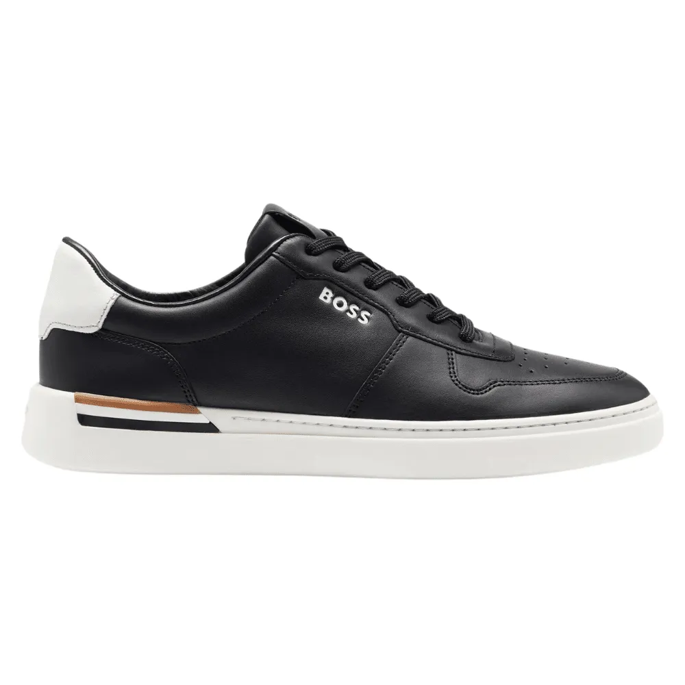 BOSS Clint Tenn Black Trainers | Menswear Online