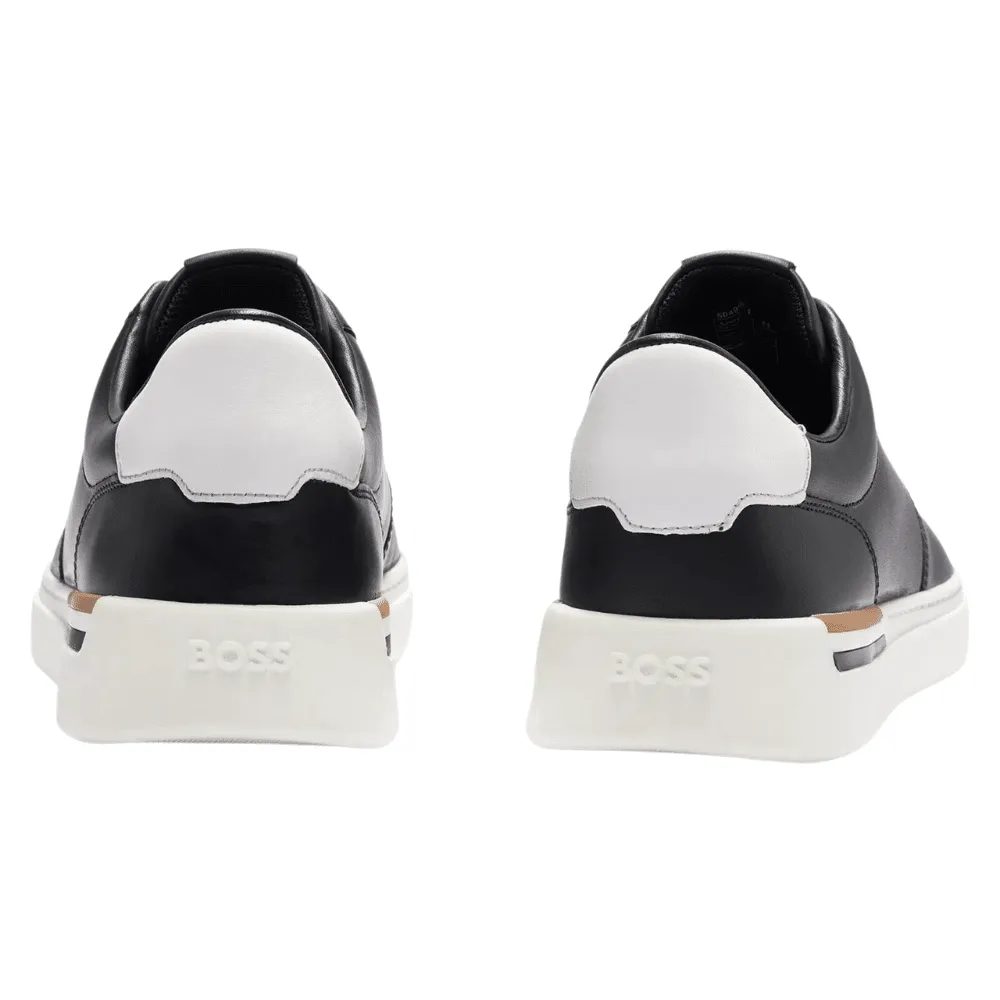 BOSS Clint Tenn Black Trainers | Menswear Online