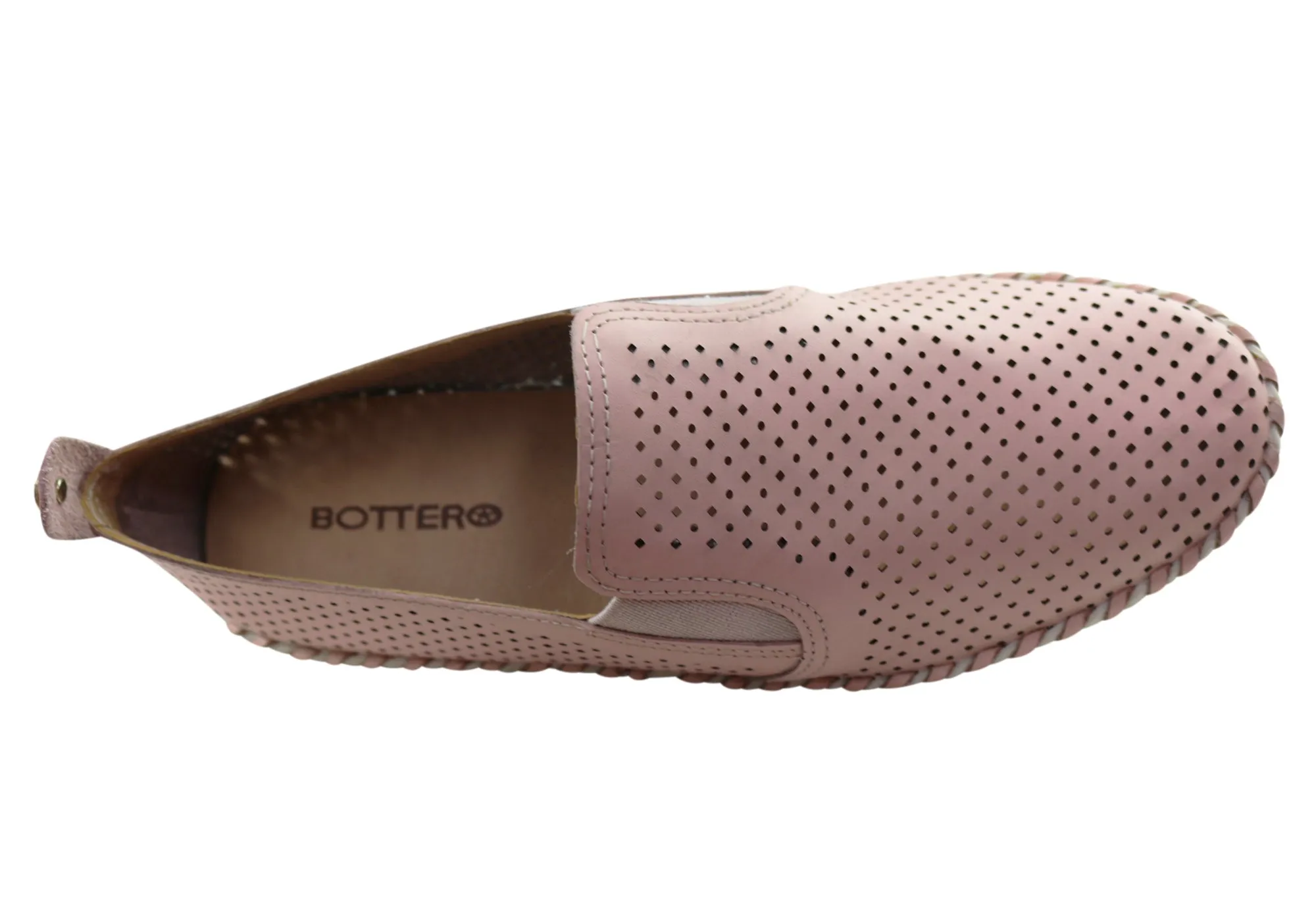 Bottero Alora Womens Comfortable Leather Casual Shoes Made In Brazil