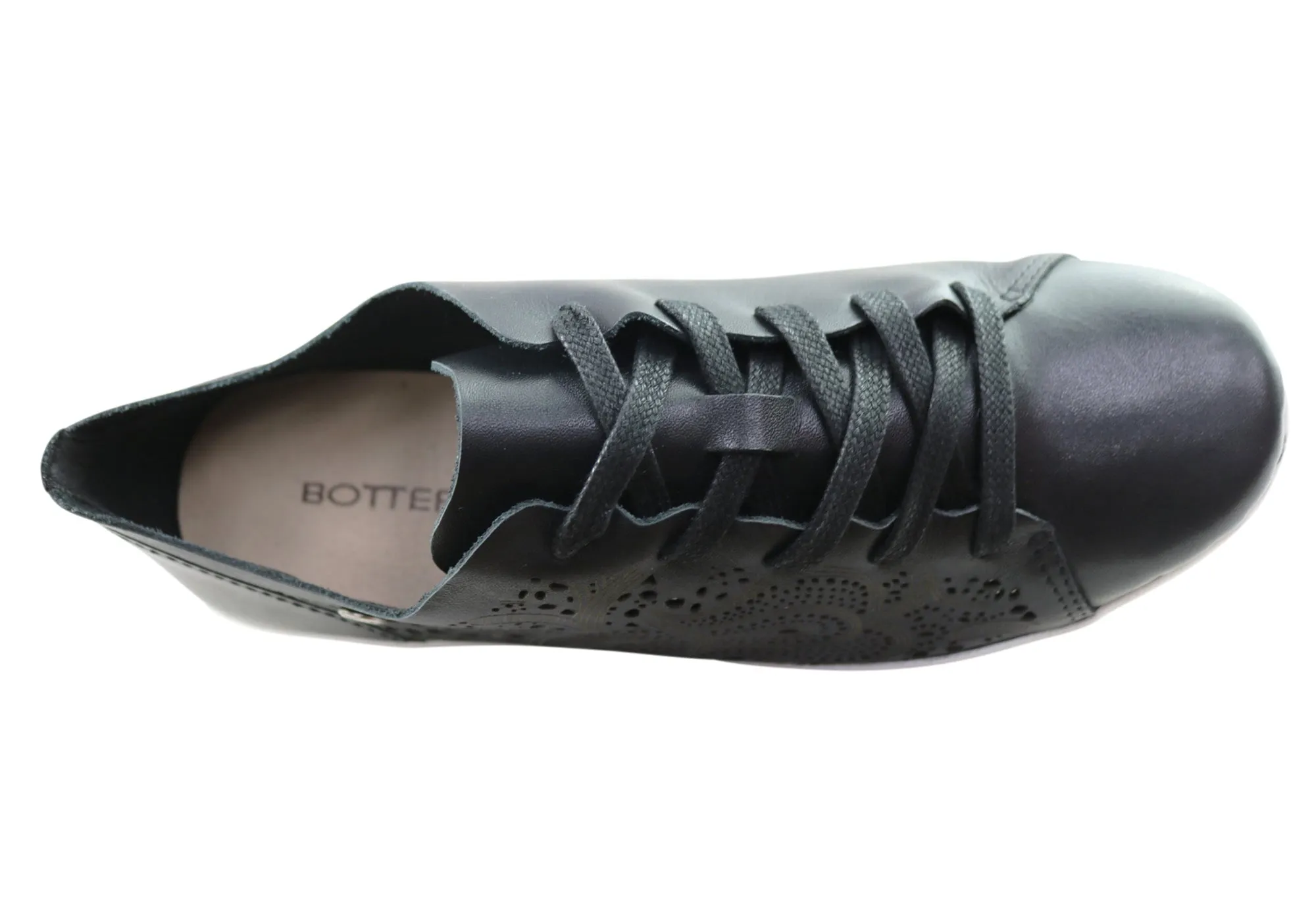 Bottero Josie Womens Comfortable Leather Casual Shoes Made In Brazil