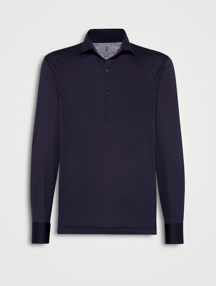 BRUNELLO CUCINELLI Silk And Cotton Polo