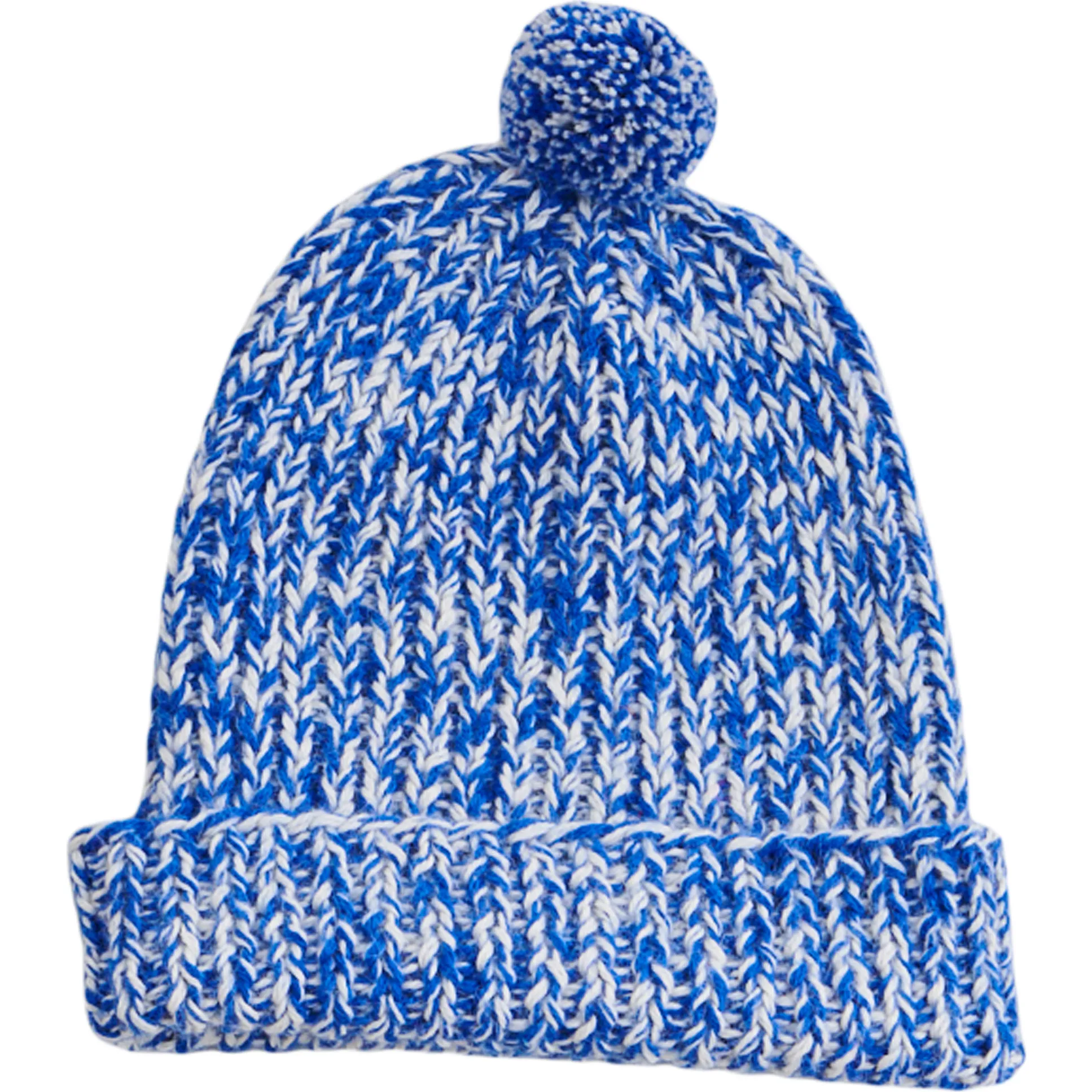 Cabbages & Kings Speckled Pom Hat, Cobalt