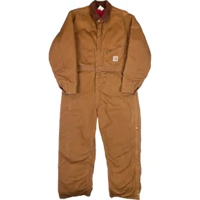 Carhartt Lined Workwear Coveralls Brown