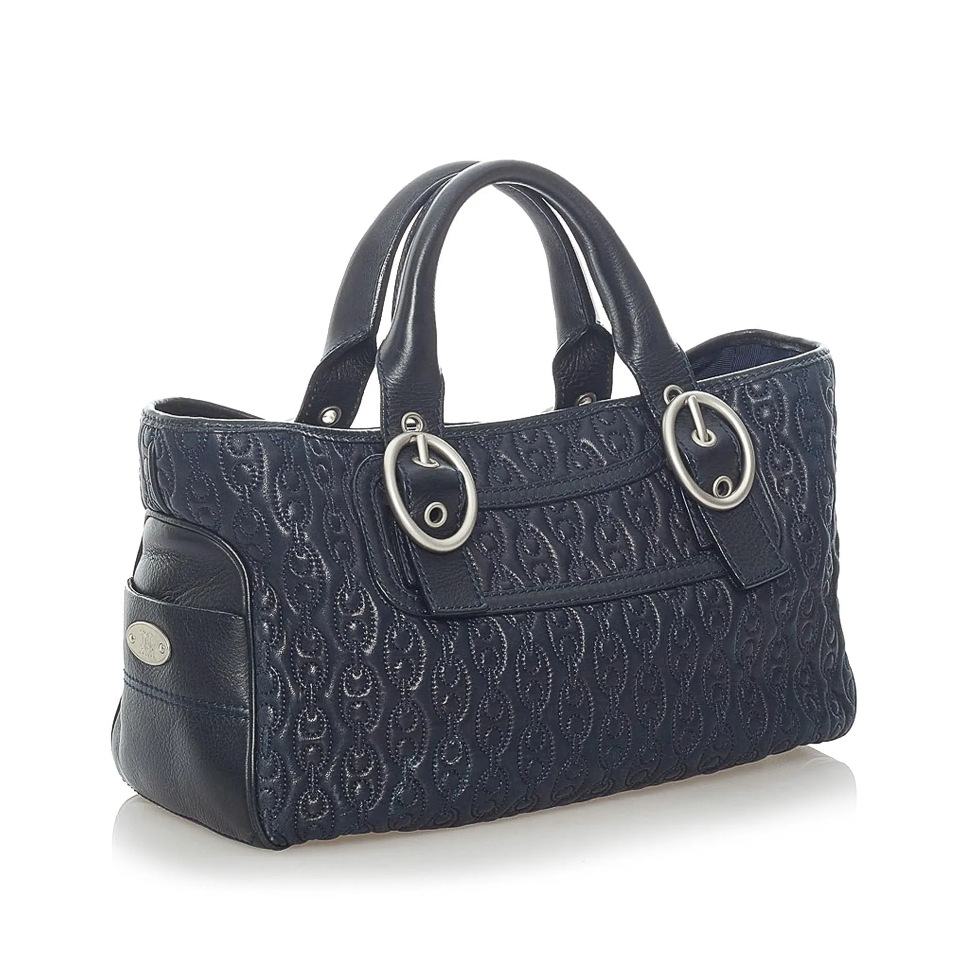 Celine Embossed Leather Boogie Handbag (SHG-33046)