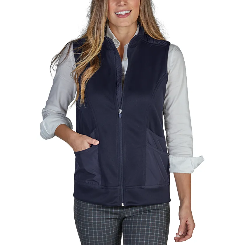 Charles River Women's Ashby Mixed Media Vest #5296