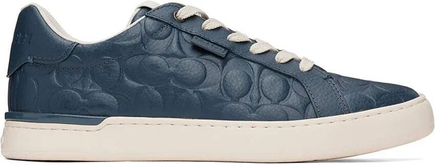 Coach 1941 Navy Lowline Signature Sneakers