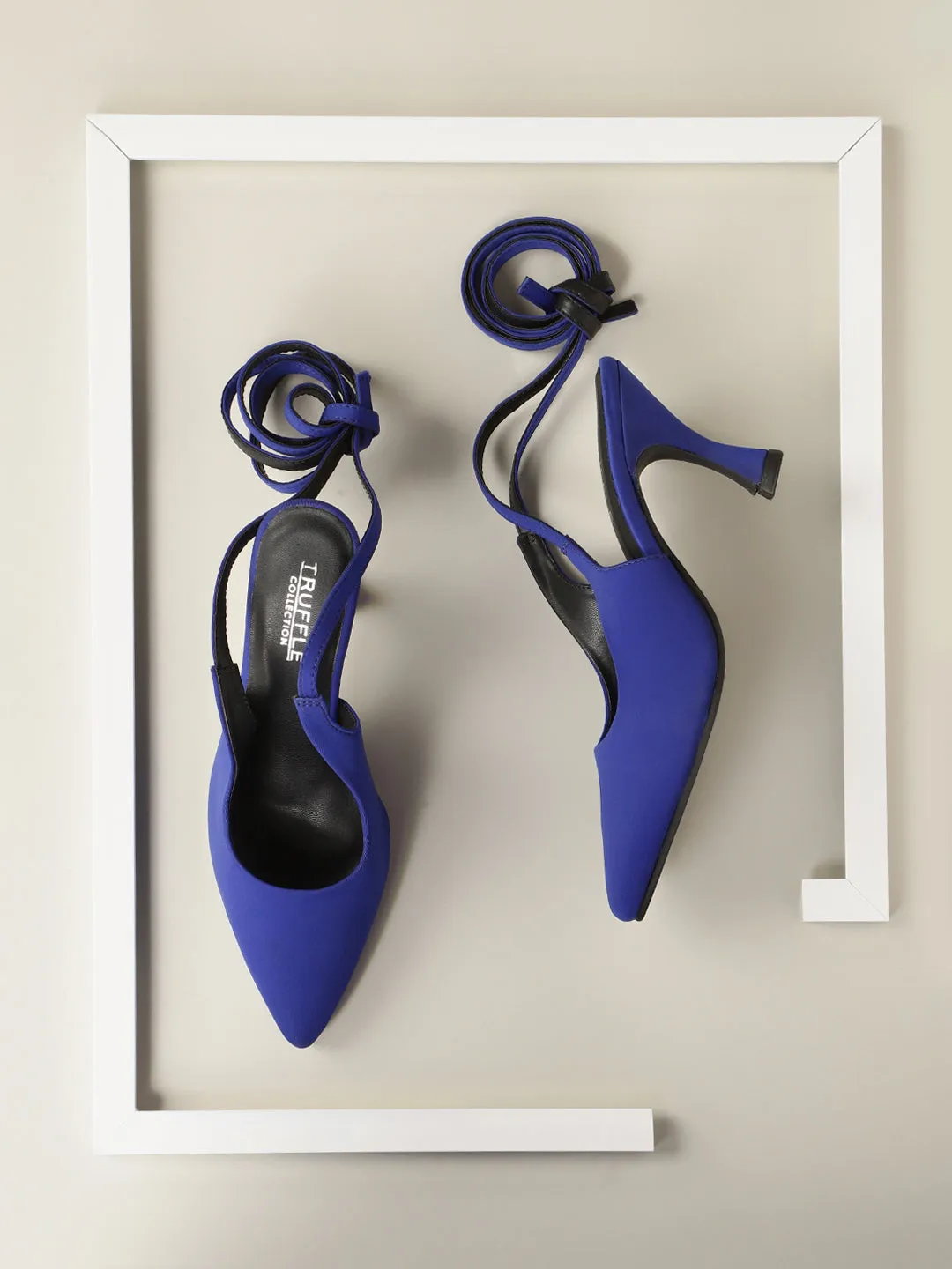 Cobalt Blue Lycra Stiletto Sandals (TC-ST-1240-COB)