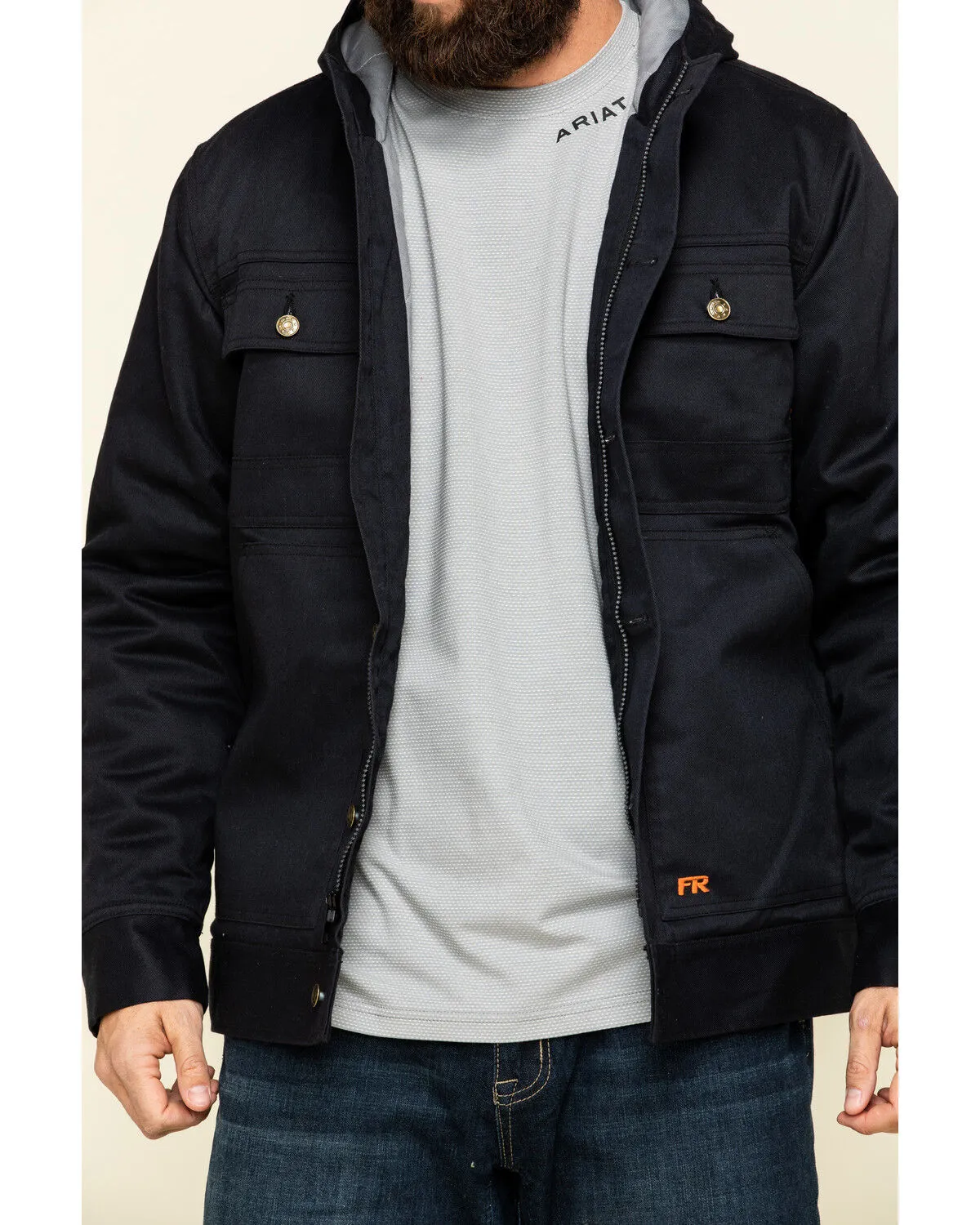 Cody James Men's FR Hooded Duck Work Jacket