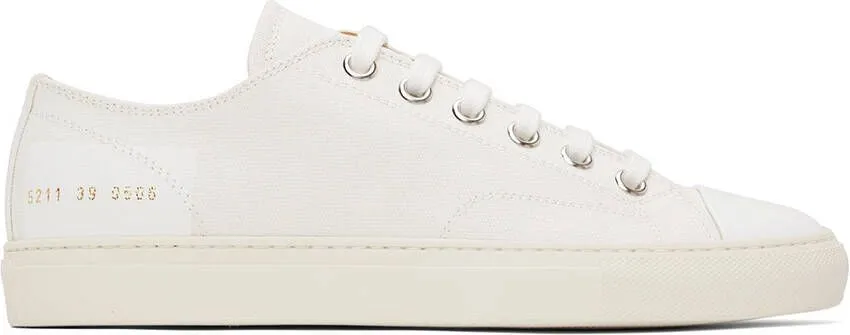 Common Projects White Tournament Low Sneakers