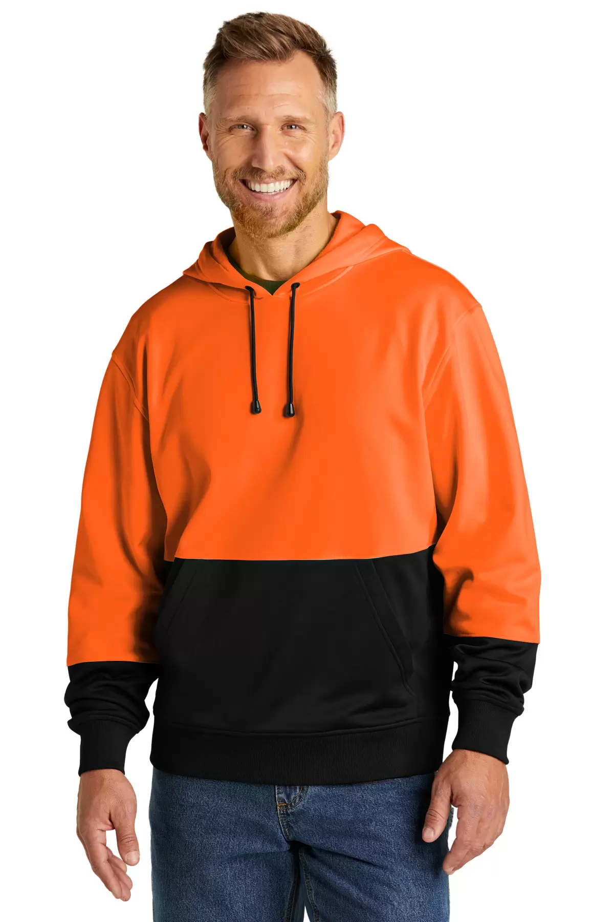 Cornerstone CSF01 CornerStone   Enhanced Visibility Fleece Pullover Hoodie SKU: CSF01