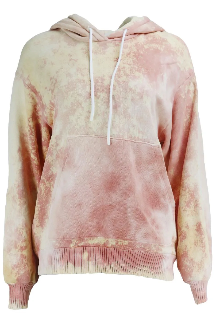 COTTON CITIZEN OVERSIZED TIE DYED COTTON JERSEY HOODIE SMALL