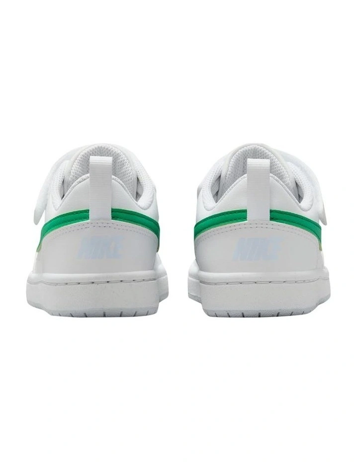 Court Borough Low Recraft Pre-School Sneakers in White