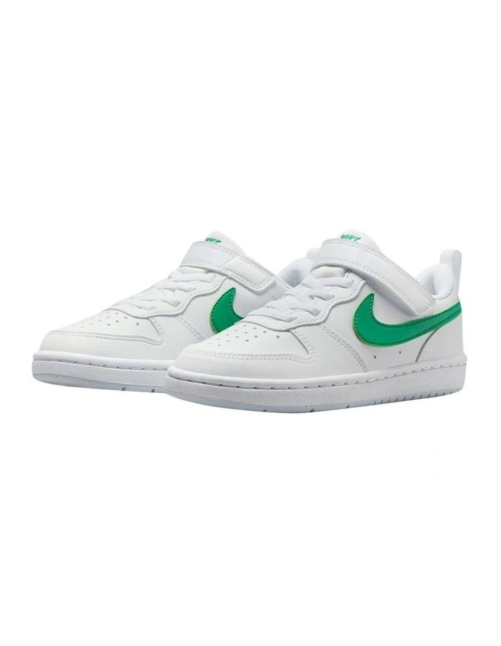 Court Borough Low Recraft Pre-School Sneakers in White