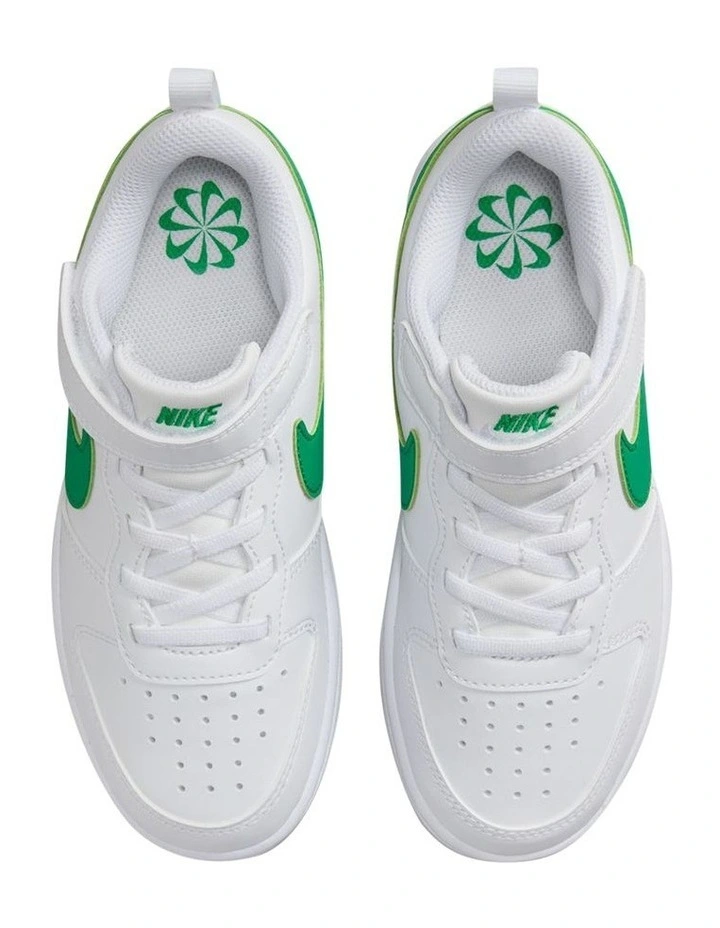 Court Borough Low Recraft Pre-School Sneakers in White