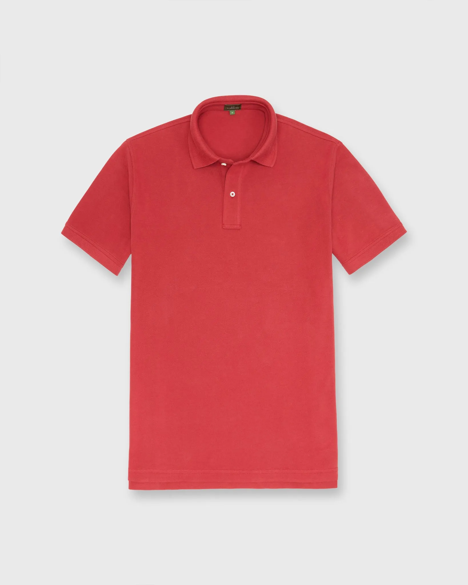 Court Polo in Cinnamon Pima Pique