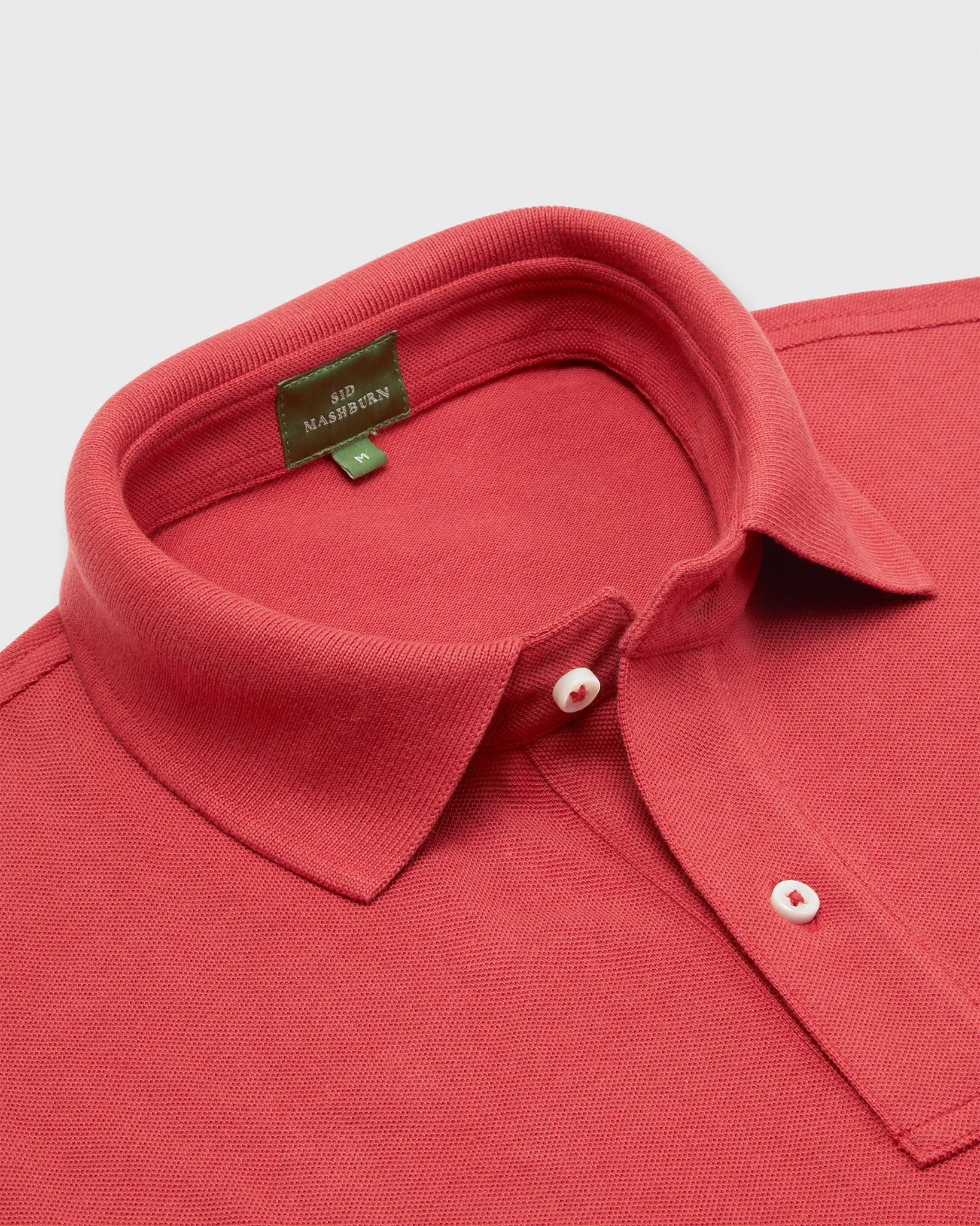 Court Polo in Cinnamon Pima Pique