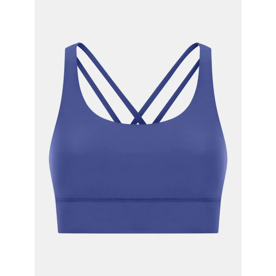 Crisscross Scoop Neck Active Tank