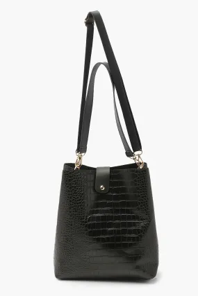 Croc Fastening Detail Day Bag