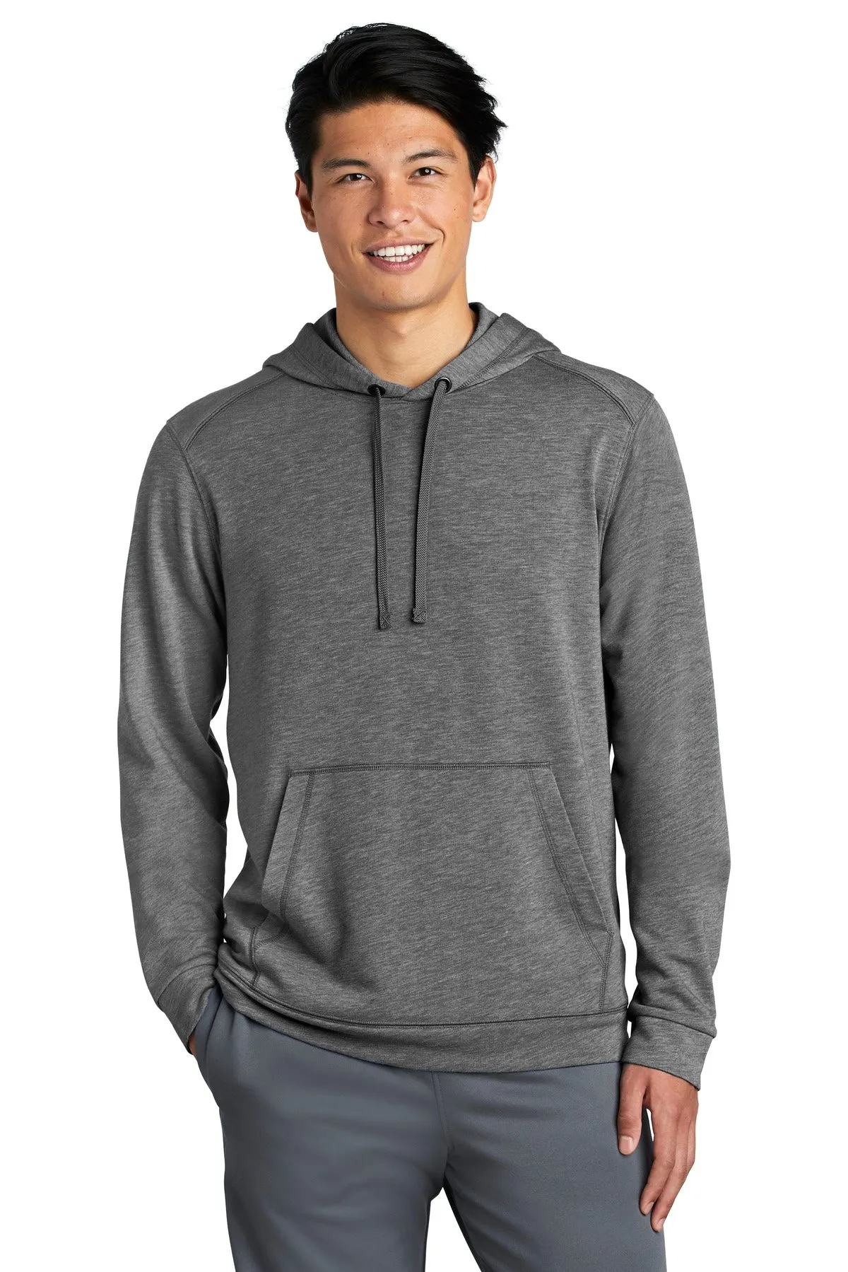 Custom Embroidered - Sport-Tek  PosiCharge  Tri-Blend Wicking Fleece Hooded Pullover. ST296